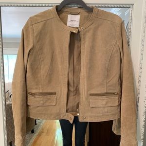 Genuine Leather Jacket by Mango